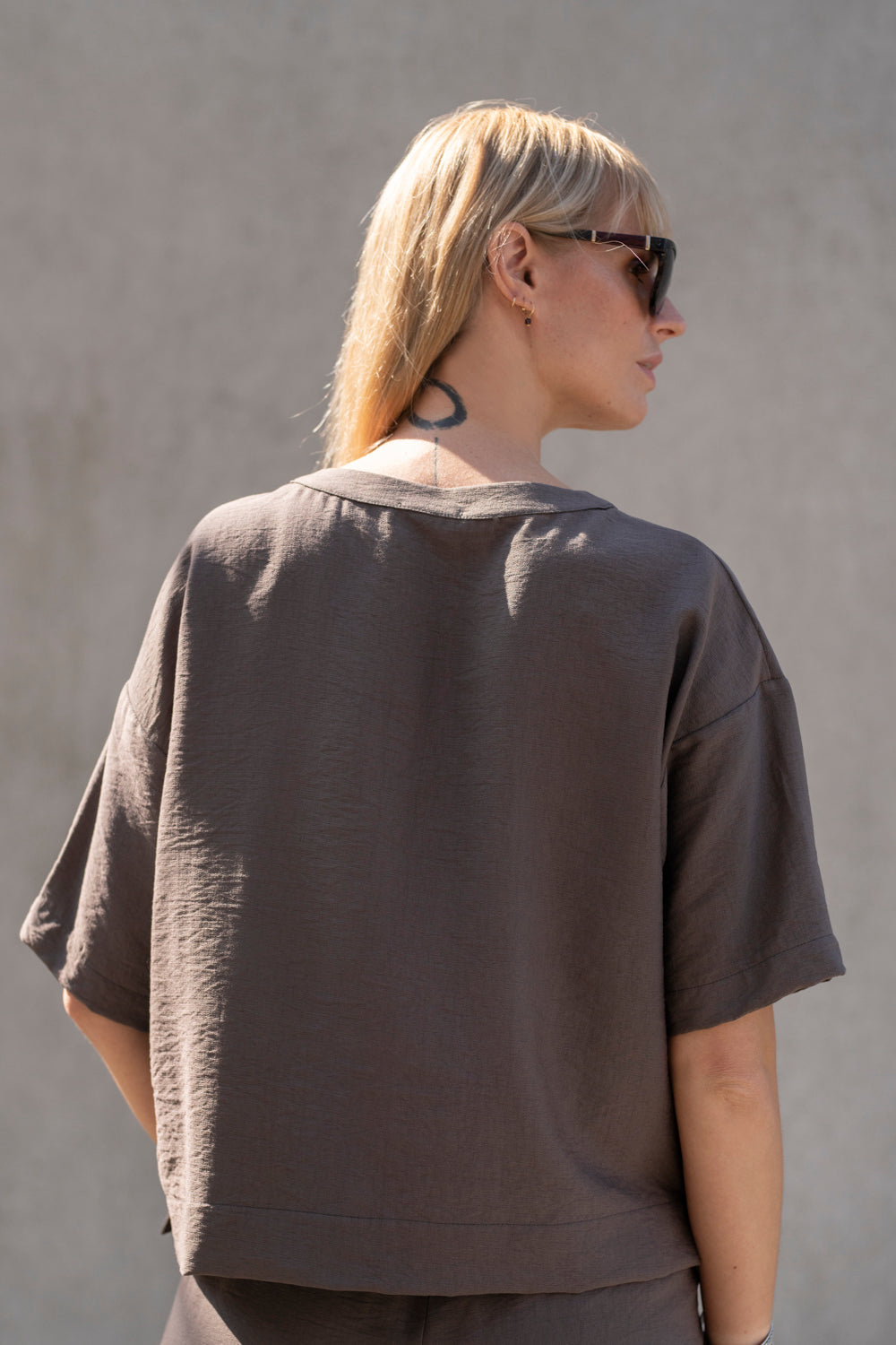Echo t-shirt oversize – kakao_2