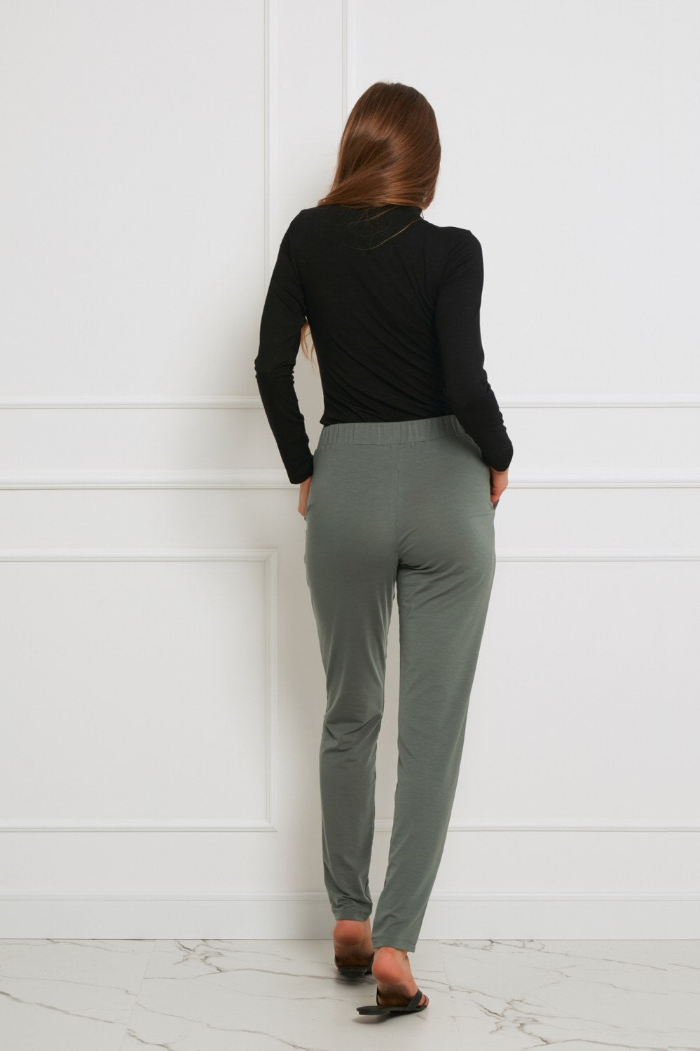 Loungewear golf z Tencelu - czarny_3